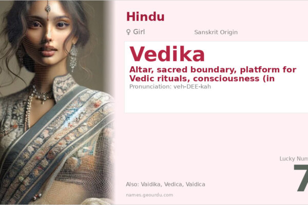Vedika Name Meaning — Sanskrit Origin, Girl Name & Details (2025)