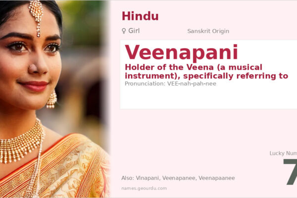 Veenapani Name Meaning — Sanskrit Origin, Goddess Saraswati & Details (2025)