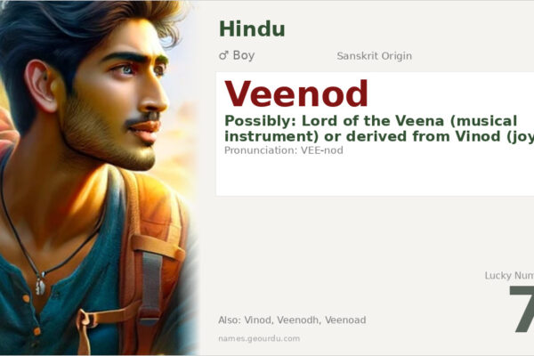 Veenod Name Meaning — Origin, Gender & Details (2025)