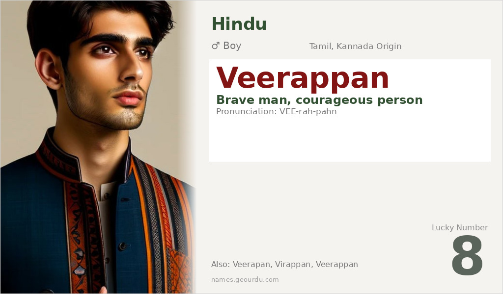 Veerappan Name Meaning and Details
