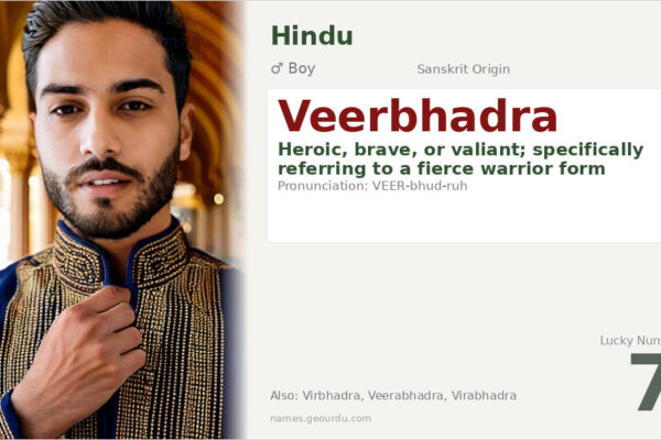 Veerbhadra Name Meaning — Sanskrit Origin, Hindu Boy Name & Mythology (2025)