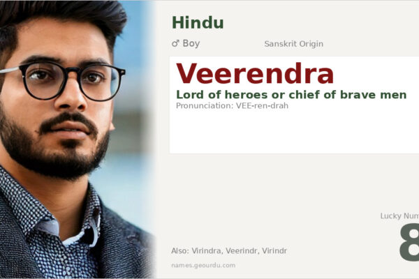 Veerendra Name Meaning — Sanskrit Origin, Boy Name & Details (2025)