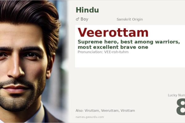 Veerottam Name Meaning — Sanskrit Origin, Boy Name & Details (2025)