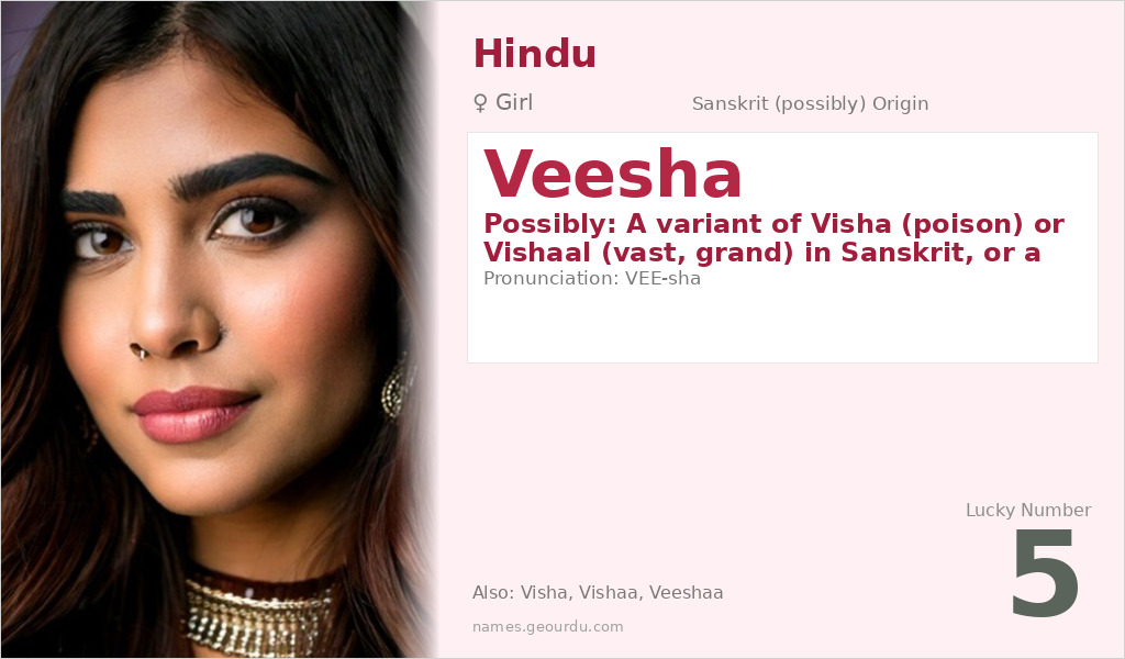 Veesha Name Meaning and Details