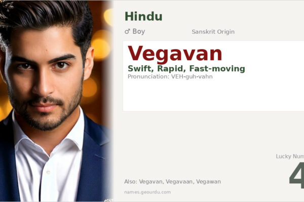 Vegavan Meaning — Sanskrit Origin, Boy Name & Details (2025)