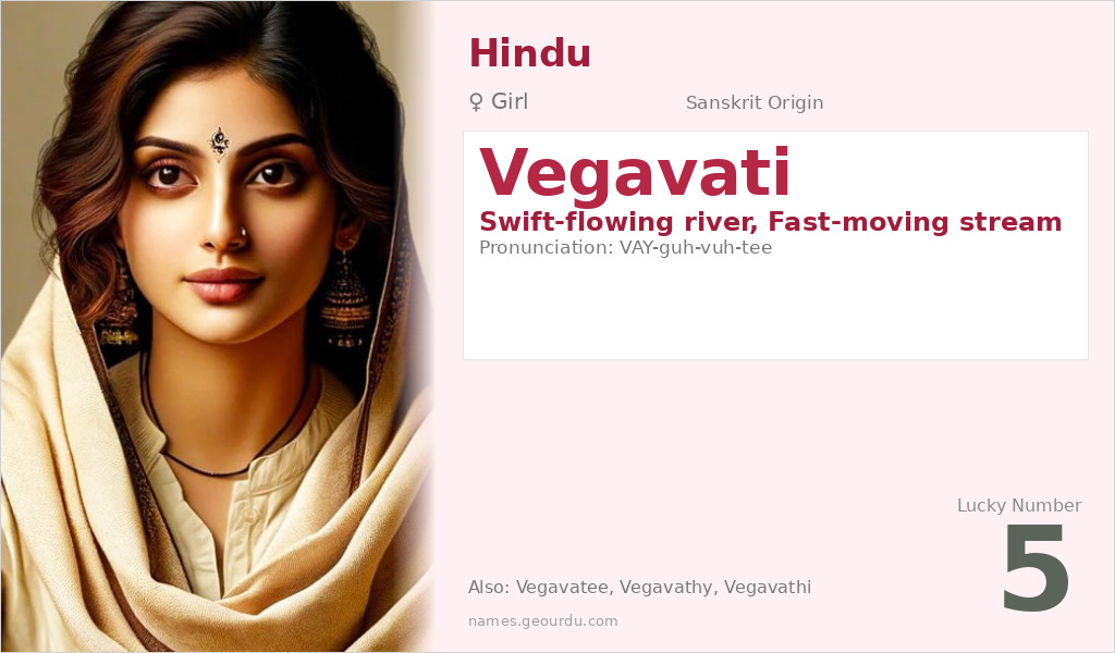 Vegavati Name Meaning and Details