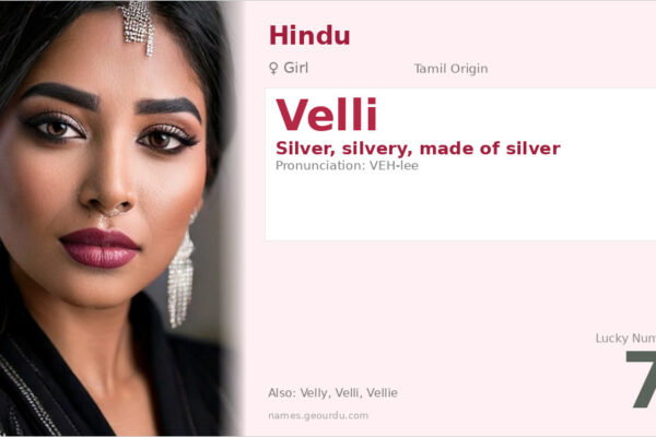 Velli Name Meaning — Tamil Origin, Girl Name & Details (2025)