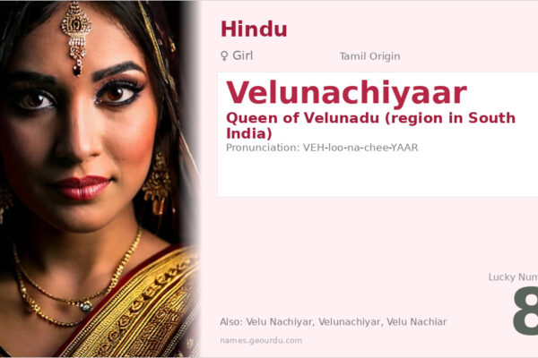 Velunachiyaar Meaning — Tamil Origin, Girl Name & Historical Significance (2025)