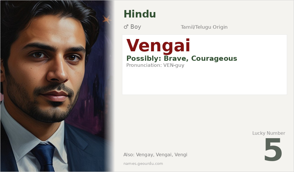 Vengai Name Meaning and Details