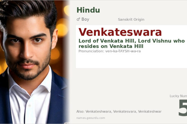 Venkateswara Name Meaning — Sanskrit Origin, Hindu God & Details (2025)