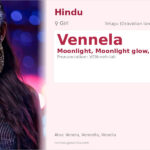 Vennela Name Meaning and Details
