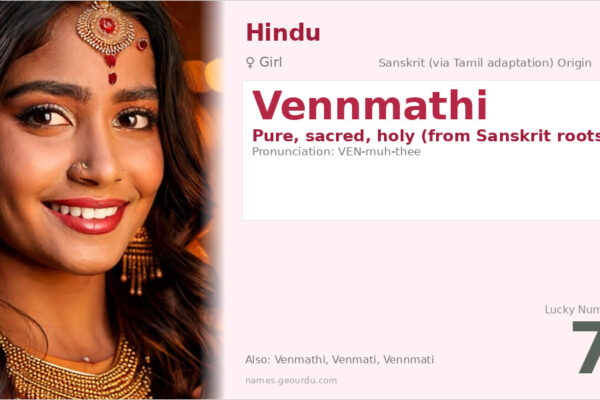 Vennmathi Name Meaning — Pure, Sacred Origin & Details (2025)