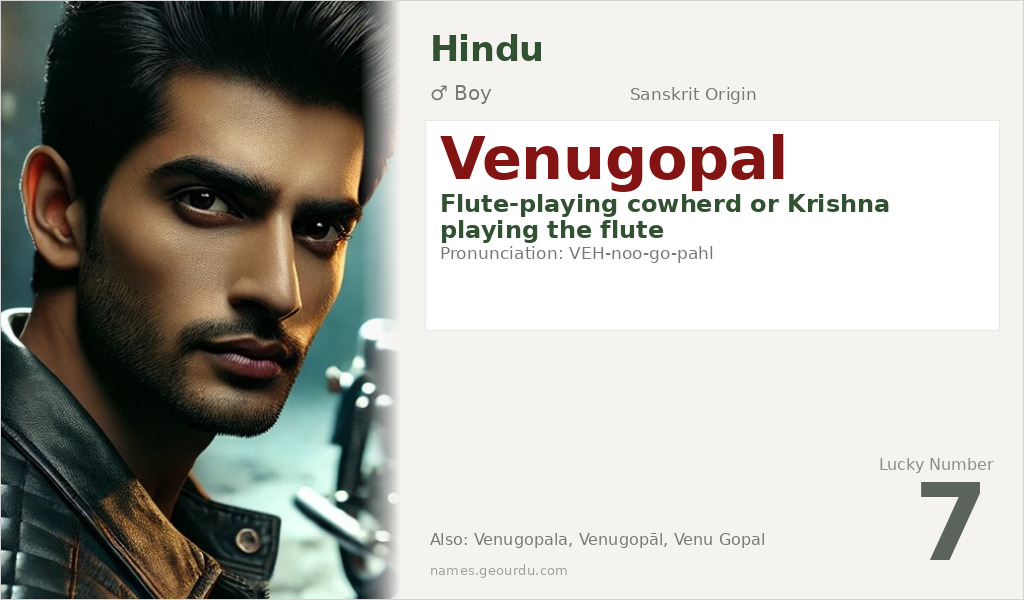 Venugopal Name Meaning and Details