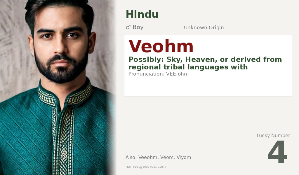 Veohm Name Meaning and Details