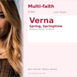 Verna Name Meaning and Details