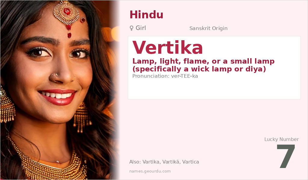 Vertika Name Meaning and Details