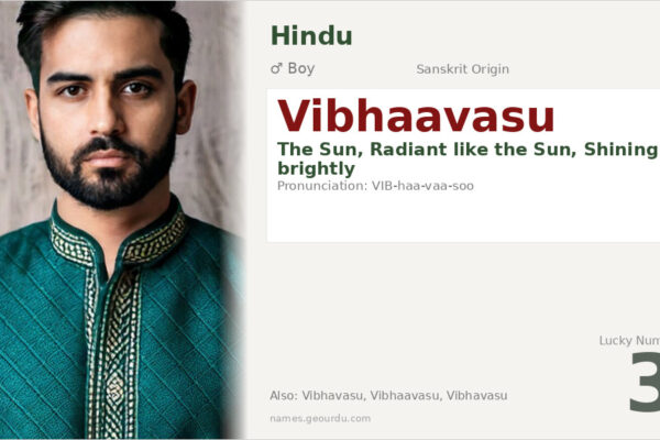 Vibhaavasu Meaning — Sanskrit Origin, Boy Name & Details (2025)