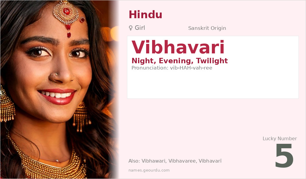 Vibhavari Name Meaning and Details