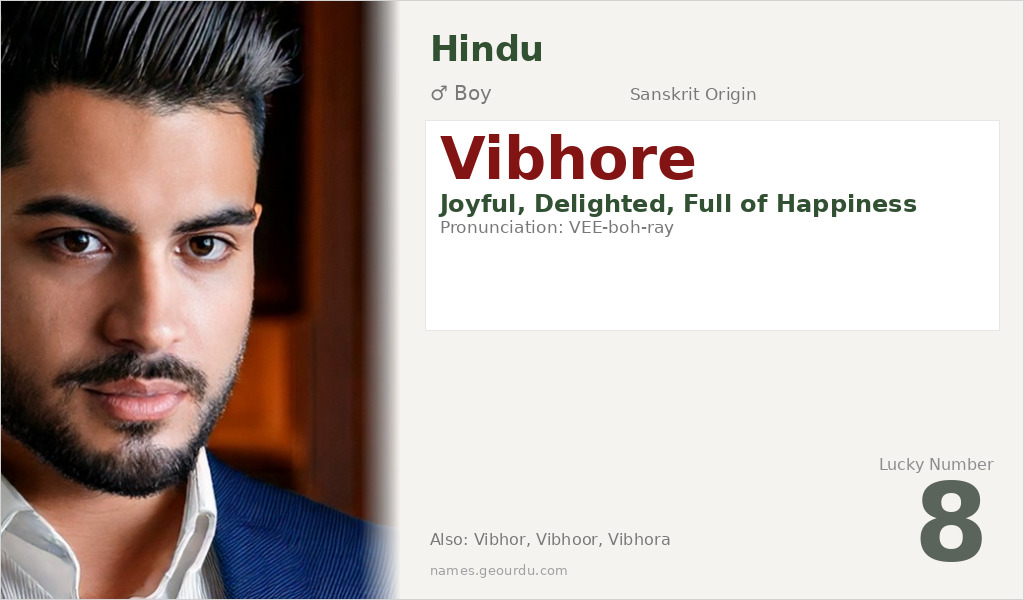Vibhore Name Meaning and Details