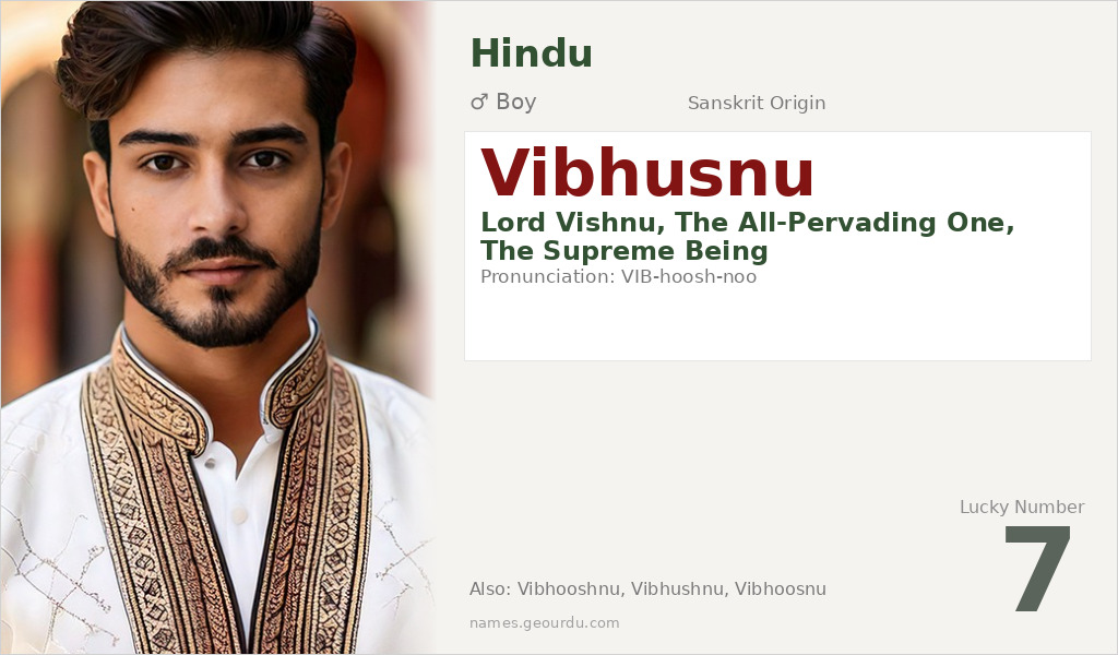 Vibhusnu Name Meaning and Details