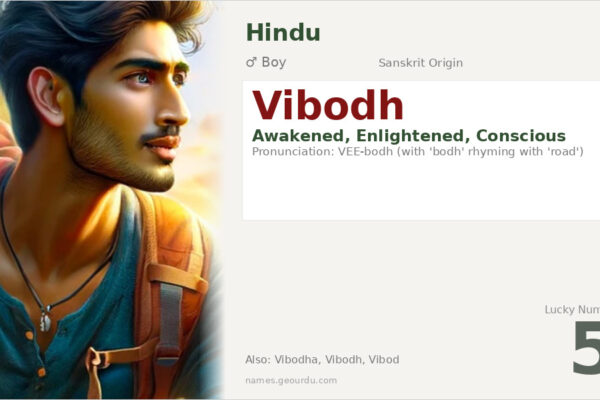 Vibodh Name Meaning — Sanskrit Origin, Boy Name & Spiritual Significance (2025)