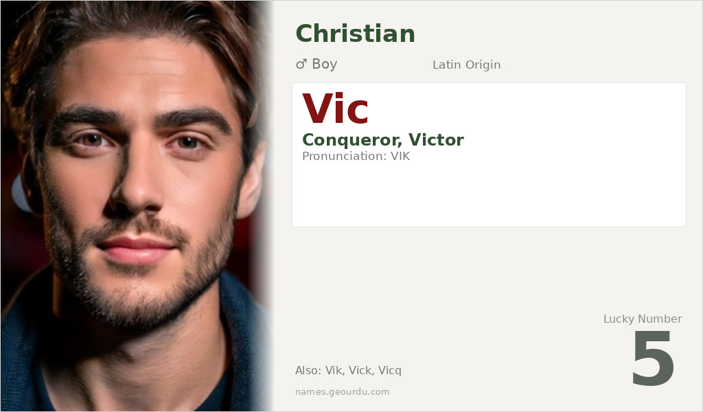 Vic Name Meaning and Details