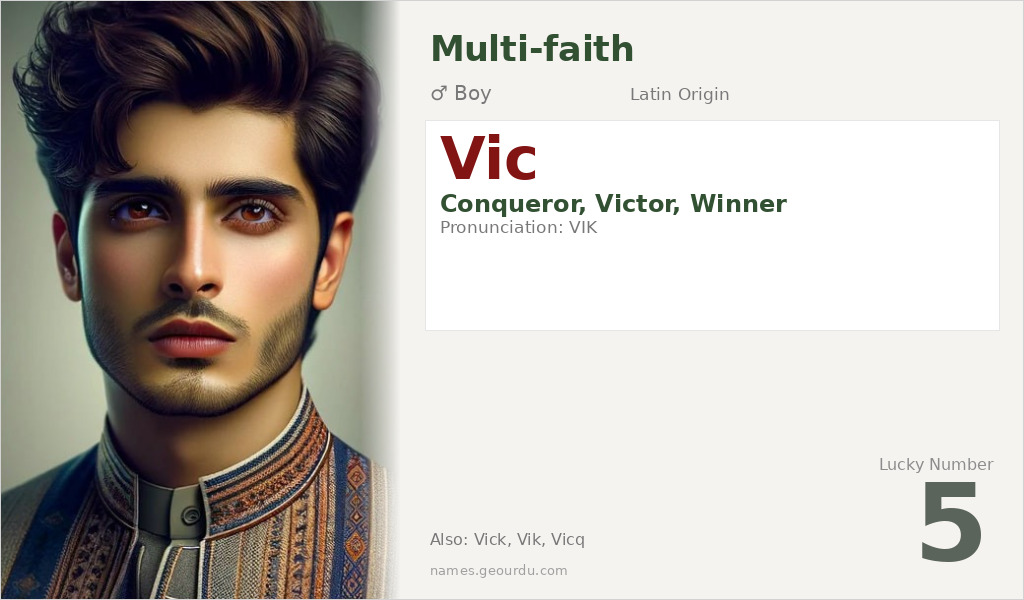 Vic Name Meaning and Details