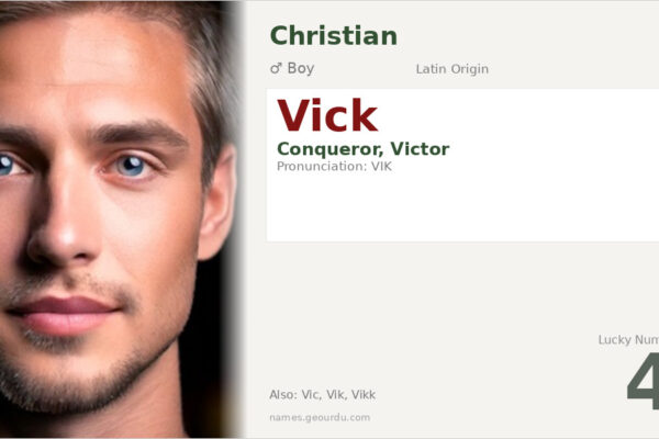Vick Name Meaning — Origin, Gender & Details (2025)