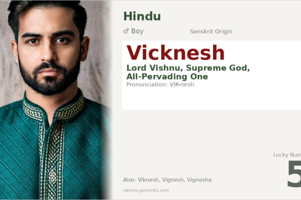 Vicknesh Name Meaning — Hindu Boy Name Meaning Lord Vishnu (2025)