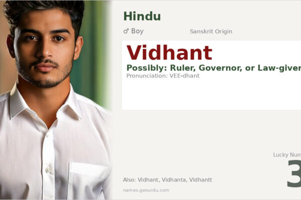 Vidhant Name Meaning — Origin, Gender & Details (2025)