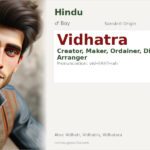 Vidhatra Name Meaning and Details