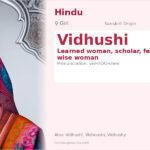 Vidhushi Name Meaning and Details