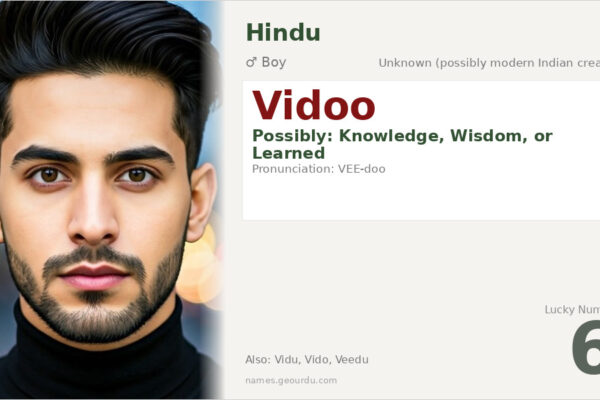 Vidoo Name Meaning — Origin, Gender & Details (2025)