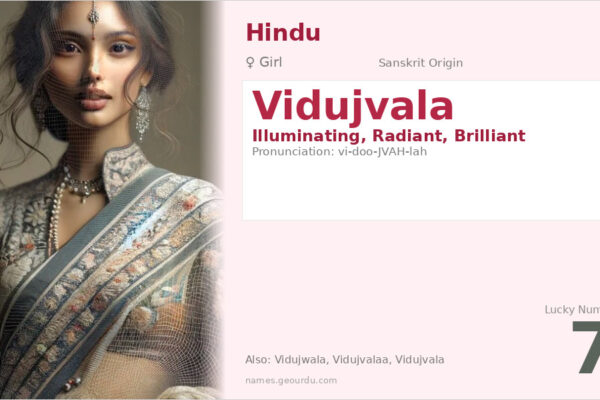 Vidujvala Name Meaning — Sanskrit Origin, Girl Name & Details (2025)