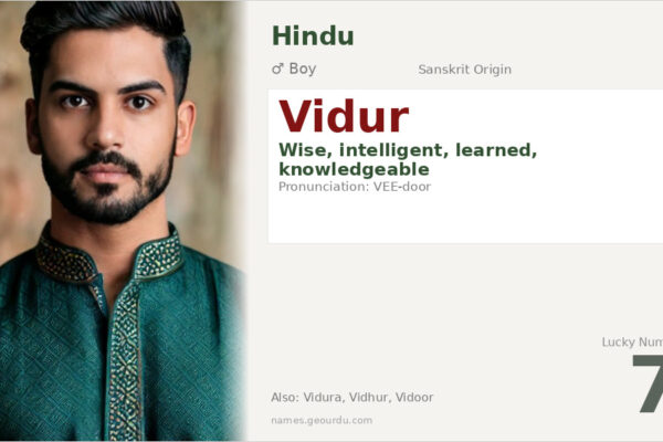 Vidur Name Meaning — Sanskrit Origin, Boy Name & Details (2025)