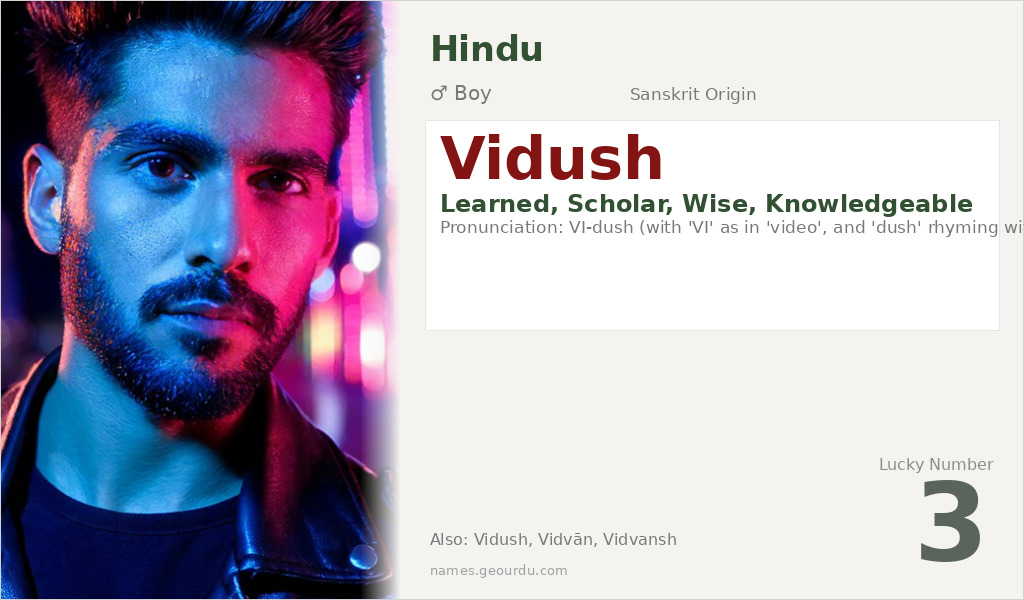 Vidush Name Meaning and Details