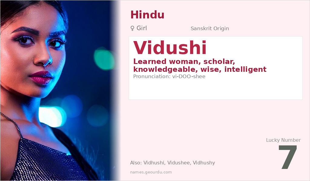 Vidushi Name Meaning and Details