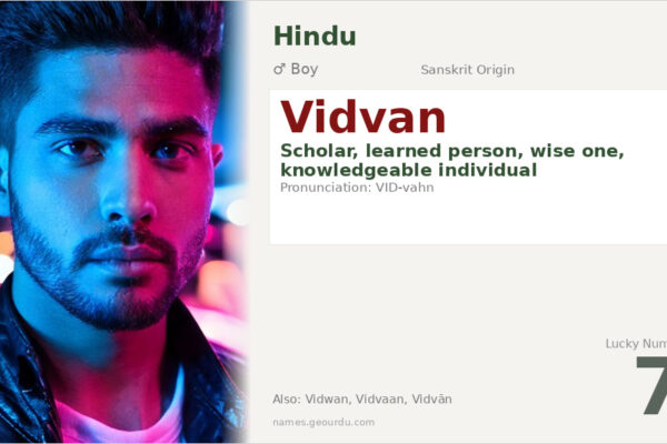 Vidvan Name Meaning — Sanskrit Origin, Boy Name & Scholar Meaning (2025)