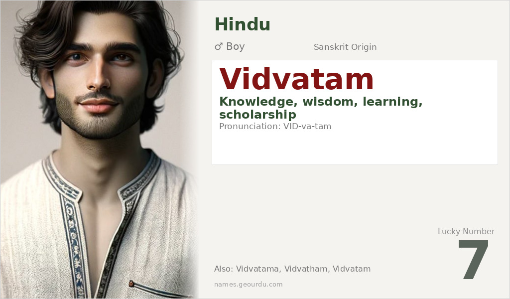 Vidvatam Name Meaning and Details