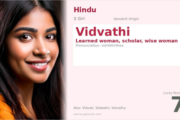 Vidvathi Meaning — Sanskrit Origin, Girl Name & Details (2025)
