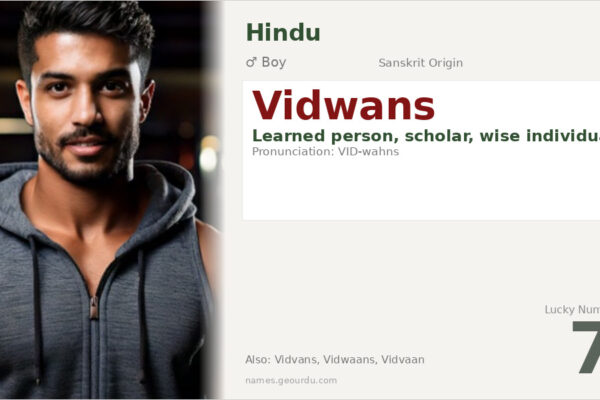 Vidwans Name Meaning — Sanskrit Origin, Boy Name & Scholar Meaning (2025)