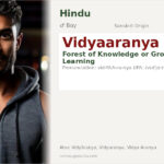 Vidyaaranya Name Meaning and Details