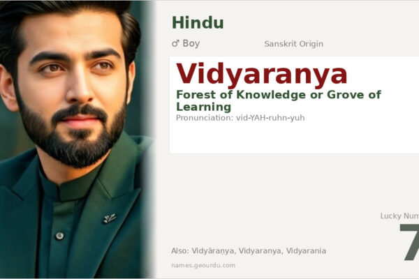 Vidyaranya Name Meaning — Sanskrit Origin, Boy Name & Details (2025)