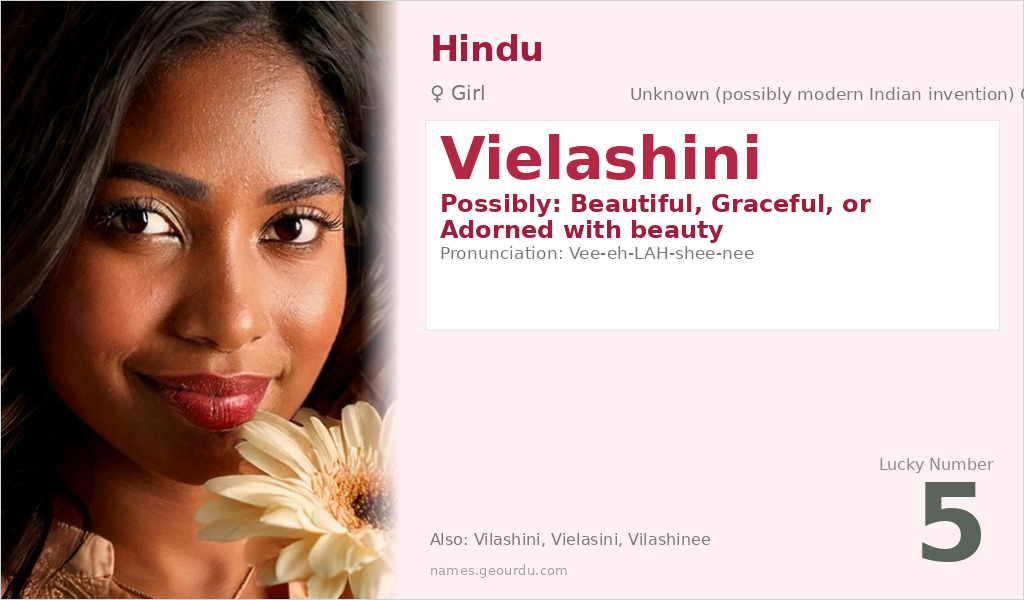 Vielashini Name Meaning and Details