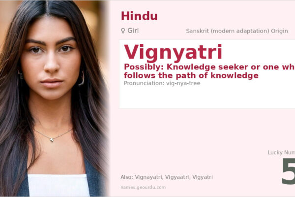 Vignyatri Name Meaning — Origin, Gender & Details (2025)
