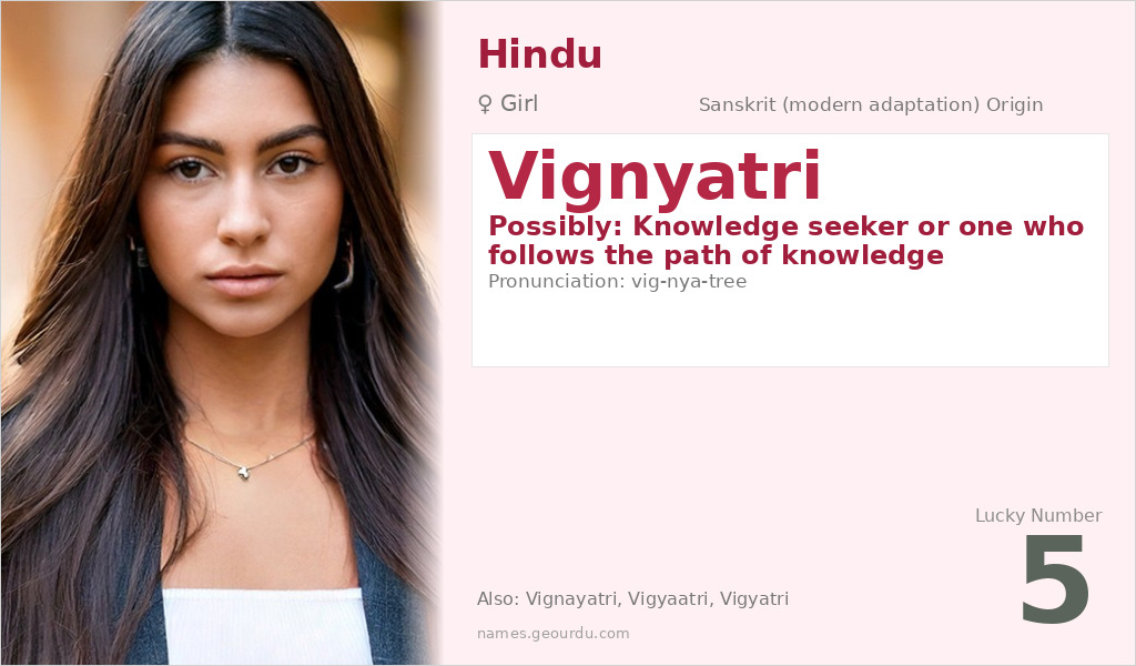 Vignyatri Name Meaning and Details
