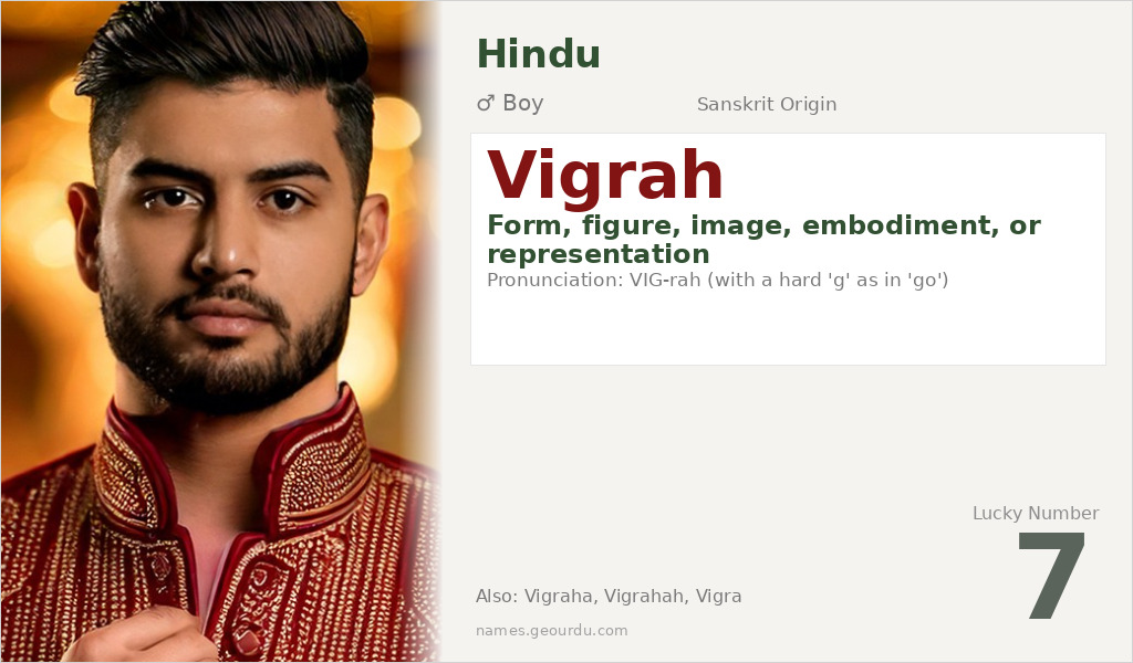 Vigrah Name Meaning and Details