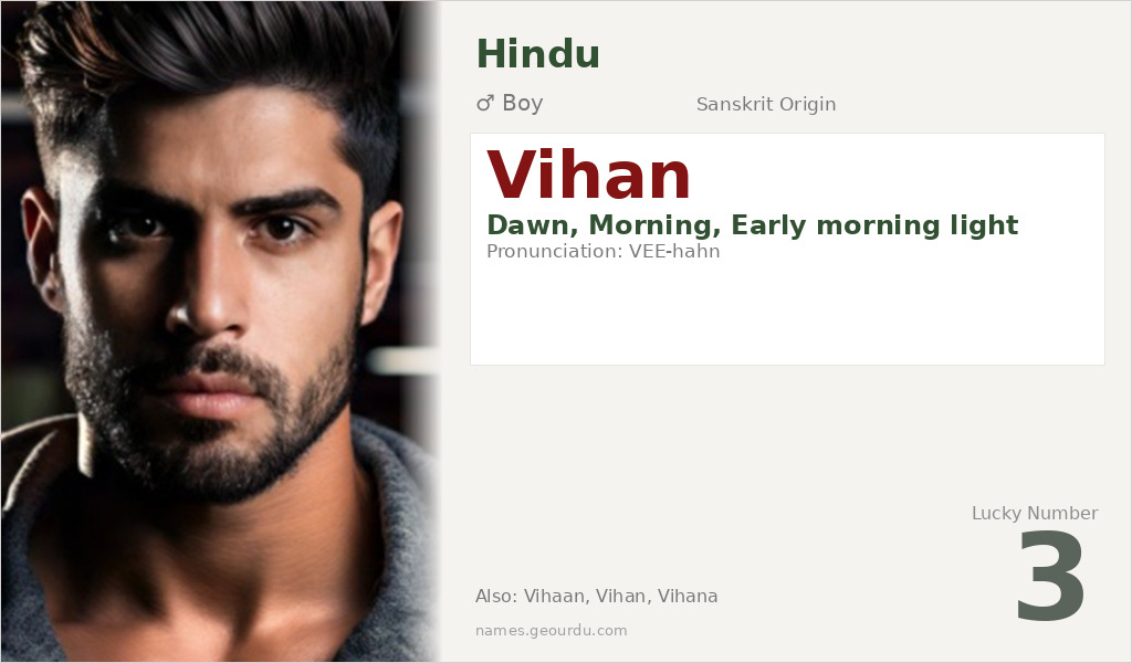 Vihan Name Meaning and Details