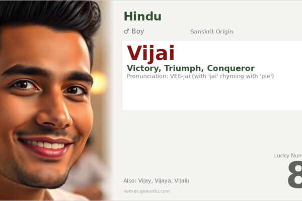 Vijai Name Meaning — Origin, Gender & Details (2025)