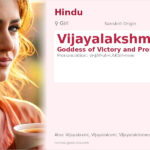 Vijayalakshmi Name Meaning and Details